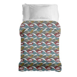 Coperta terapeutica originale - Rivestimento in cotone con frangionde colorati