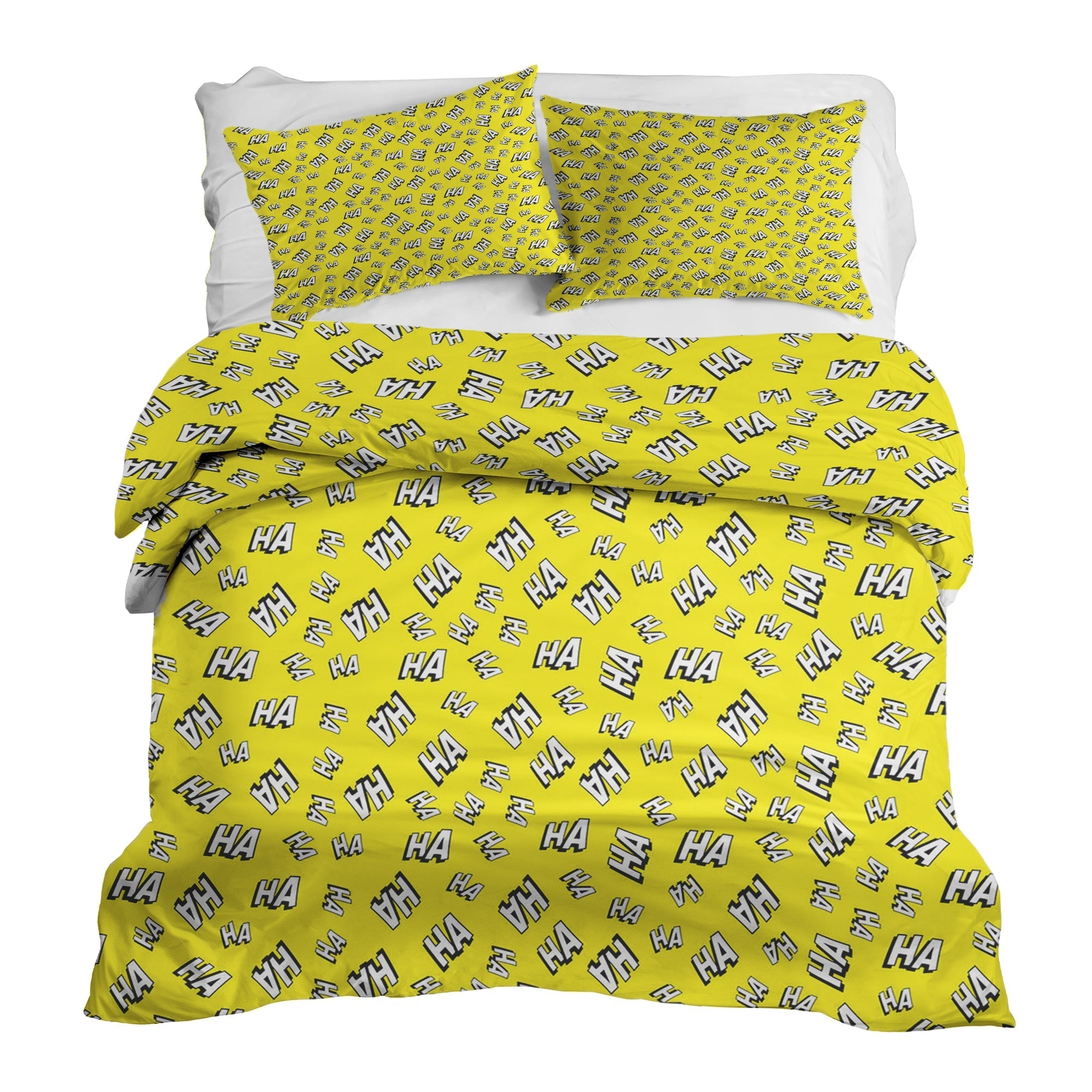 Therapy blankets bedding set yellow Ha Ha