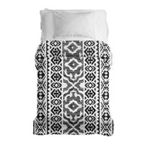 Original therapy blanket - cotton cover with black shapes