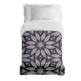 Original therapy blanket - cotton cover with large flower