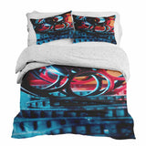 Therapy blanket bedding set with clockwork mechanism