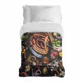 Original therapy blanket - cotton cover with sausage plate