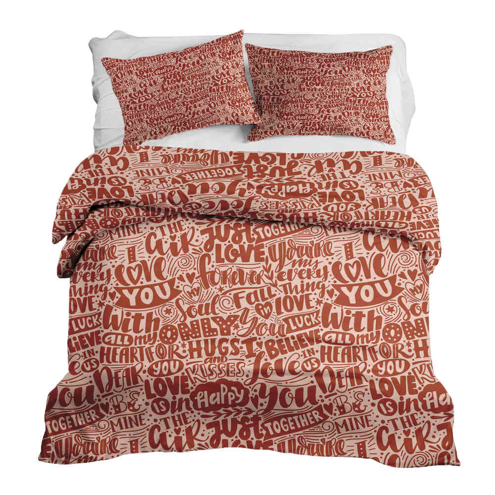 Set de ropa de cama con manta terapéutica Be Mine