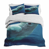 Therapiedekens Beddengoed Set Blauw met IJsbeer