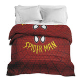 Originele therapiedeken - katoenen hoes rood Spiderman
