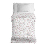 Original therapy blanket - cotton cover white with delicate roses