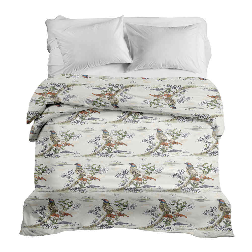 Couverture thérapeutique originale - Housse en coton Paradisier