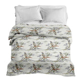 Original therapy blanket - cotton cover bird of paradise