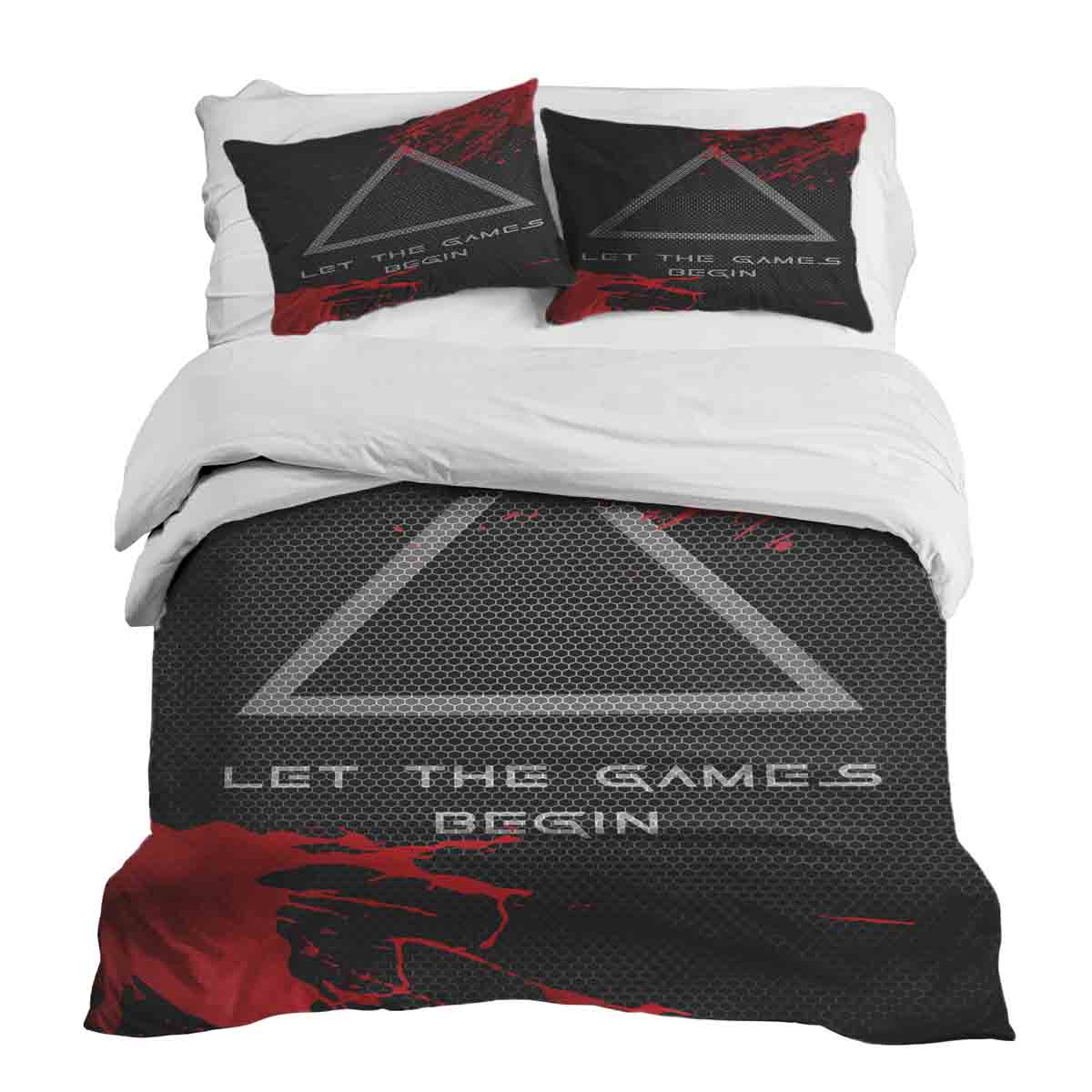Juego de ropa de cama para terapia, negro, juegos