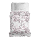 Original therapy blanket - cotton cover white with purple leaves