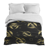 Original therapy blanket - cotton cover yellow lightning