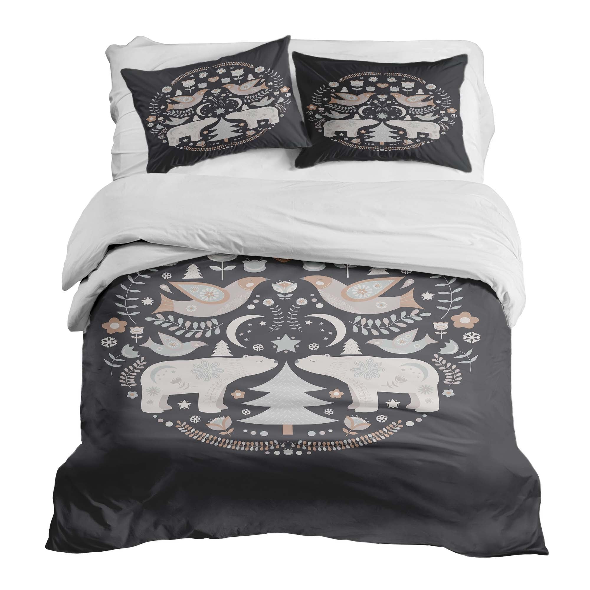 Set di biancheria da letto con coperta terapeutica Natale a Mosca