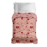 Coperta terapeutica originale - Rivestimento in cotone rosa Ti amo