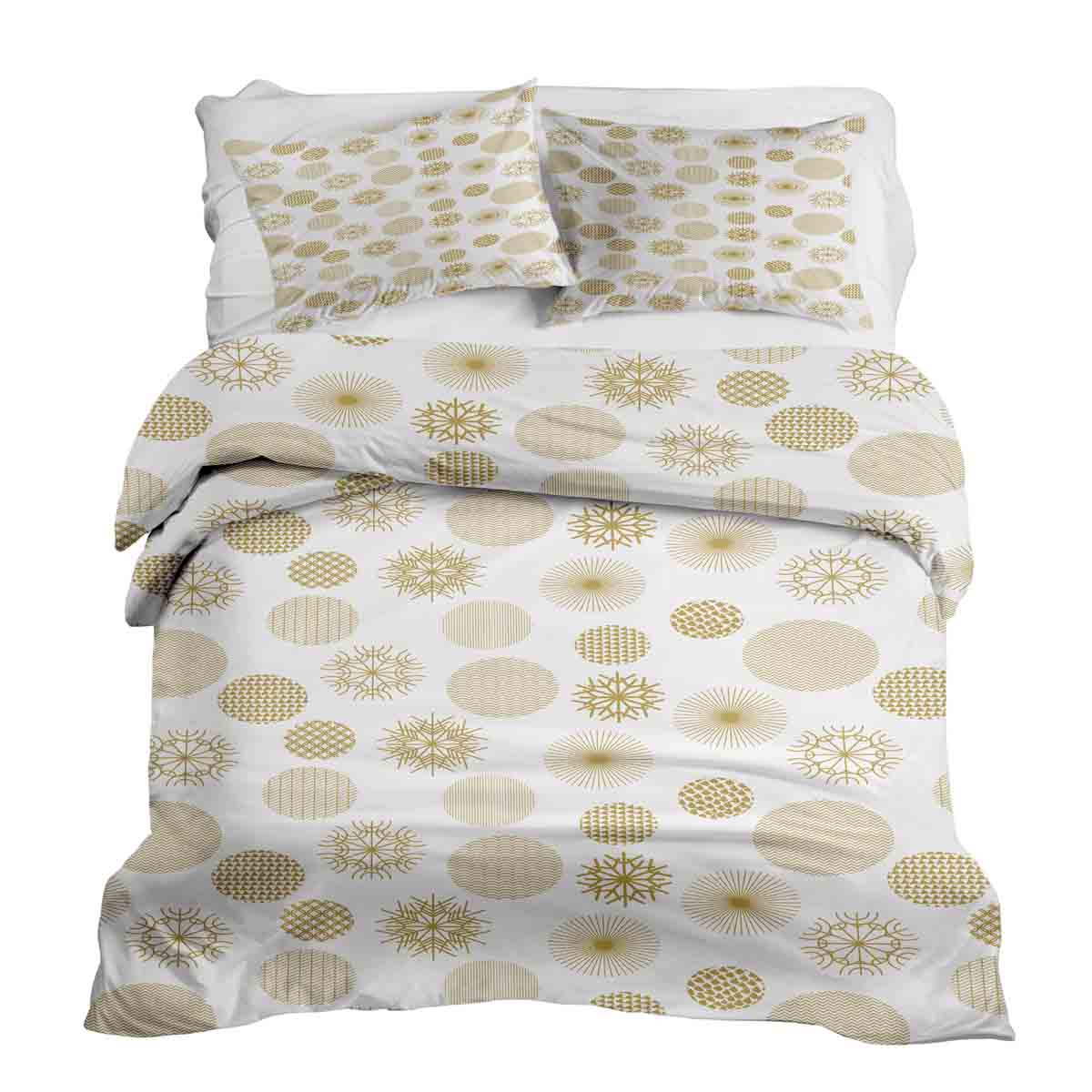 Therapy blankets bedding set golden Christmas decorations