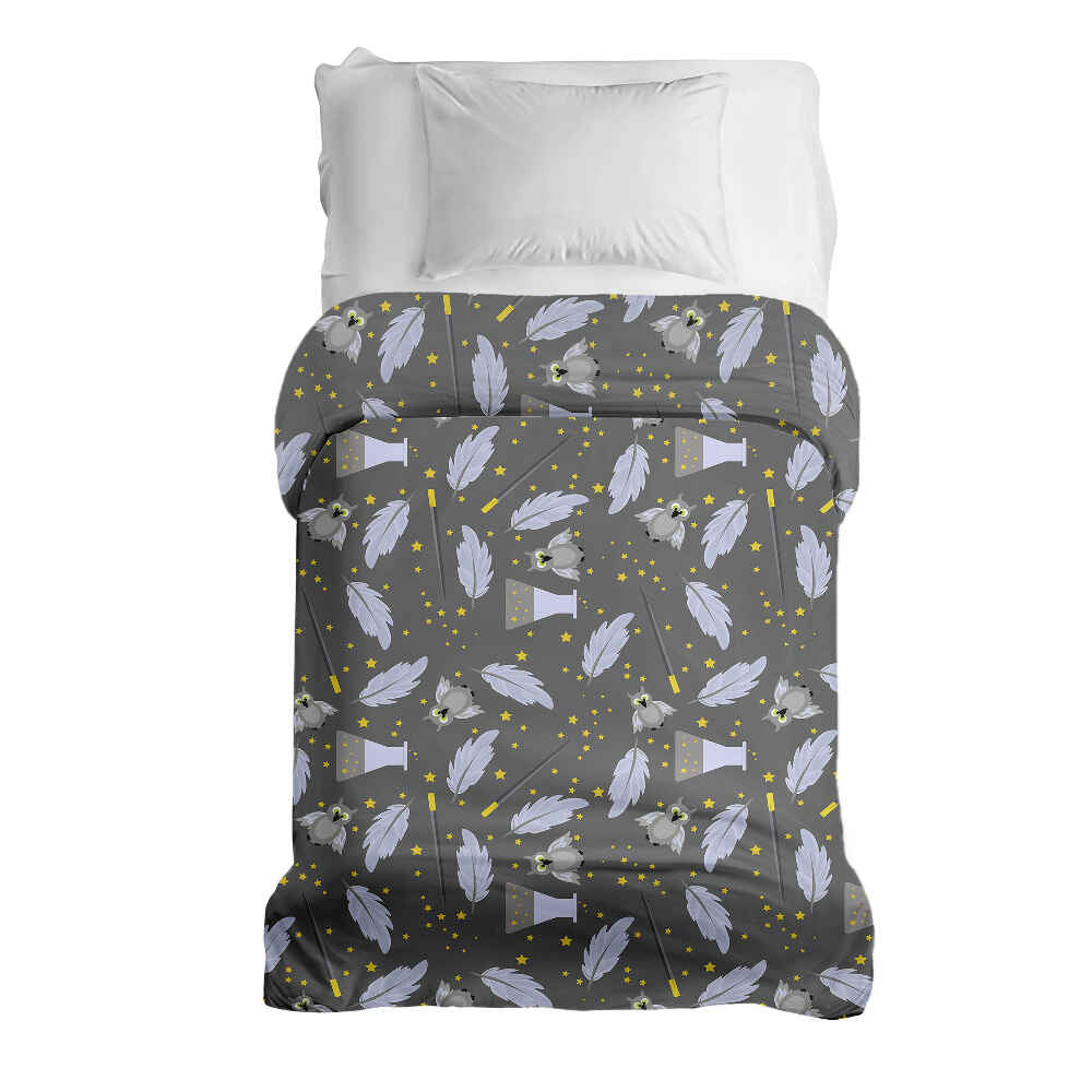 Originele therapiedeken - katoenen hoes zwart toverstaf