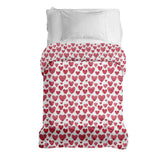 Original therapy blanket - cotton cover red hearts