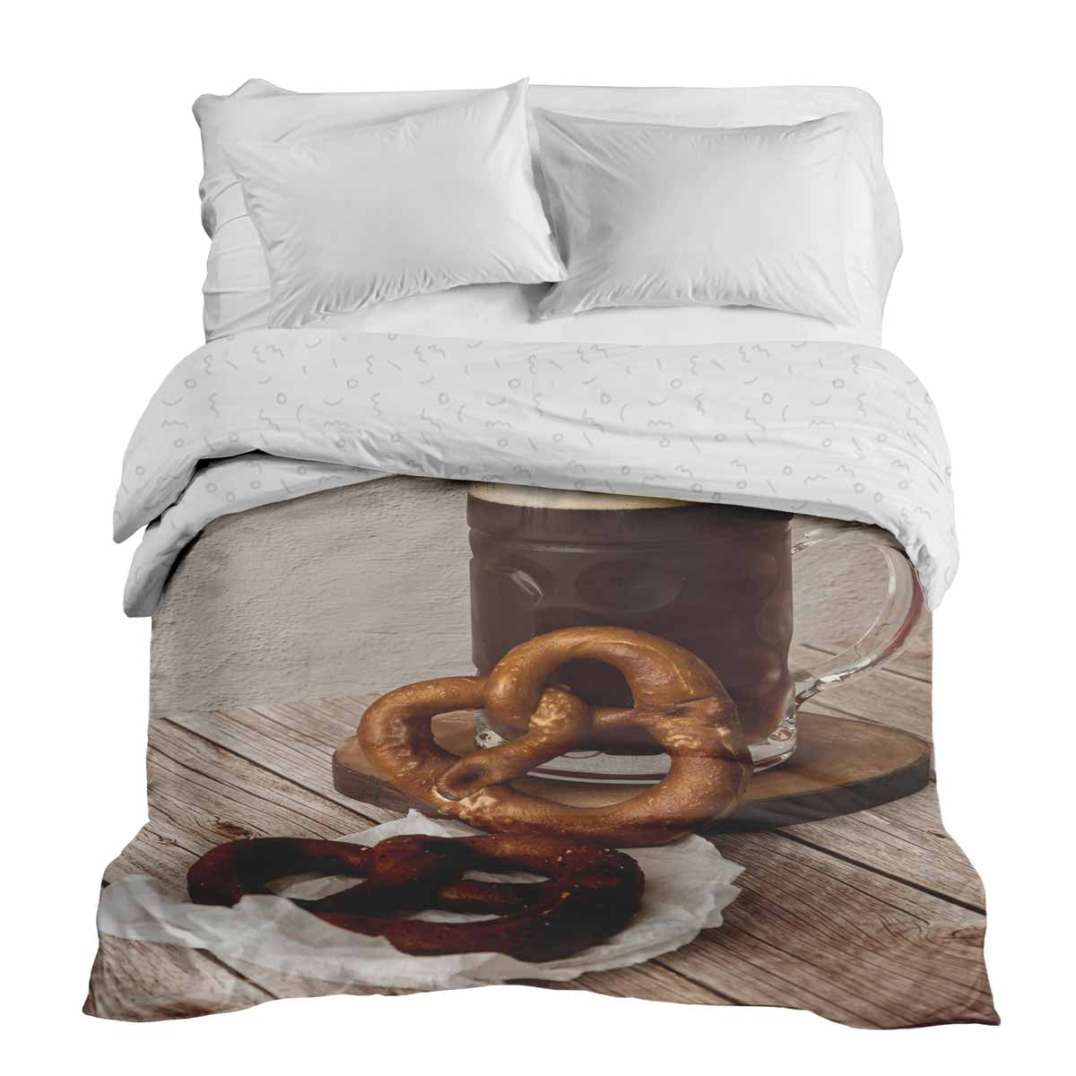 Original therapy blanket - cotton cover with pretzels