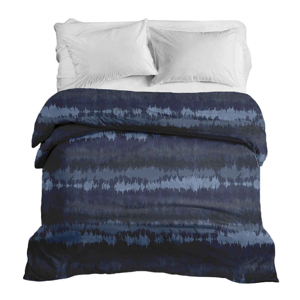 Manta terapéutica original - Funda de algodón ondas sonoras azules