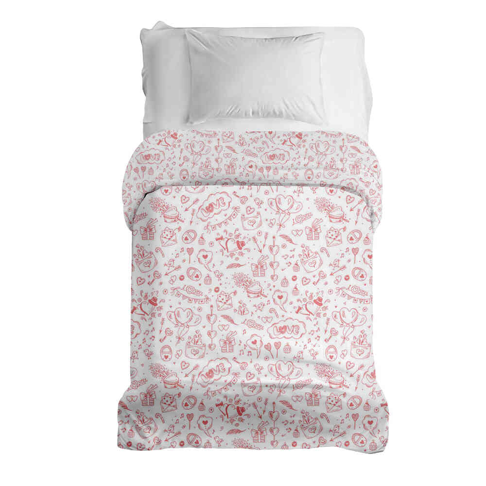 Couverture thérapeutique originale - Housse en coton Sois mon Valentin