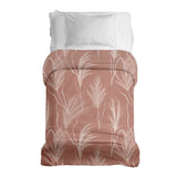 Original therapy blanket - cotton cover old pink with pampas grass