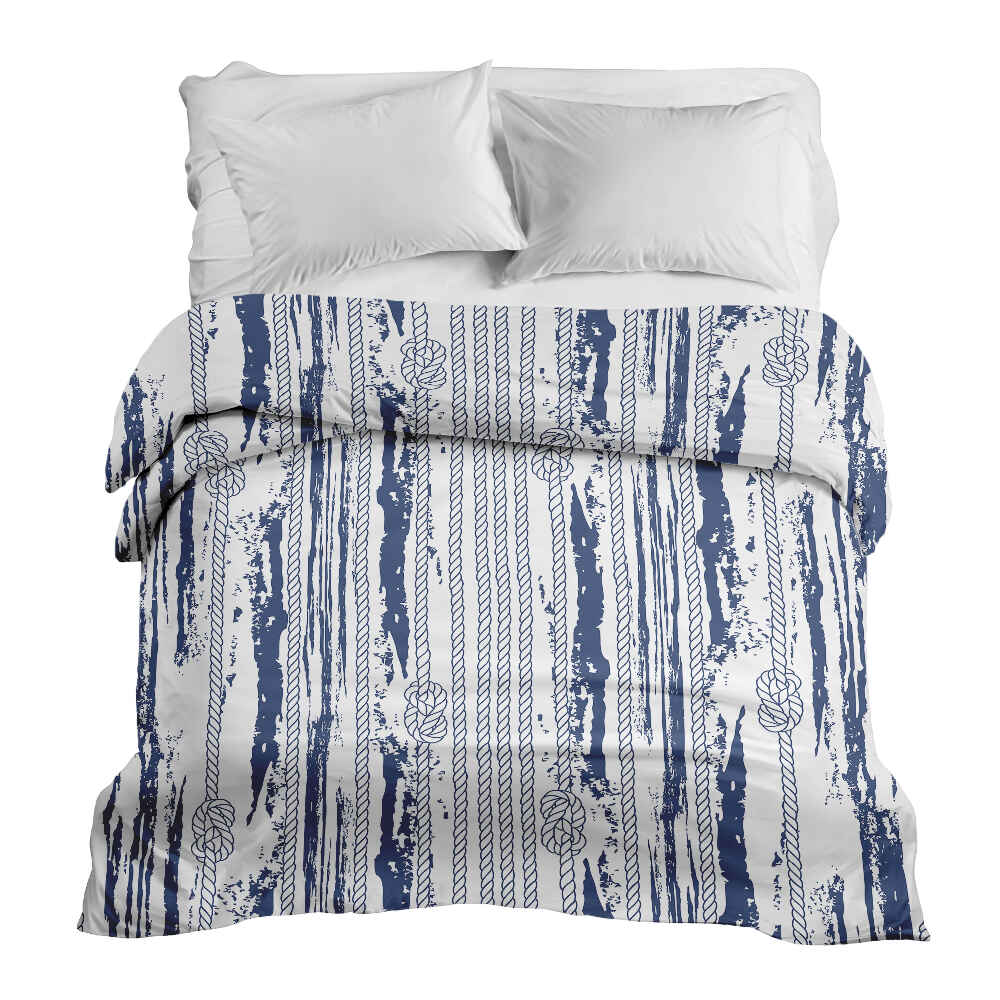 Manta terapéutica original - Funda de algodón con patrón a rayas