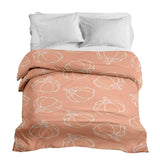 Original therapy blanket - cotton cover orange with pumpkin