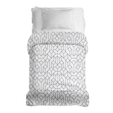 Original therapy blanket - cotton cover white with black pattern