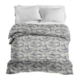 Original therapy blanket - cotton cover stormy sea