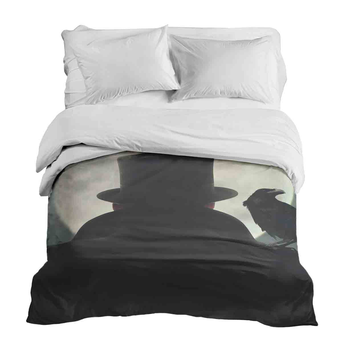 Originele therapiedeken - katoenen hoes man in maanlicht