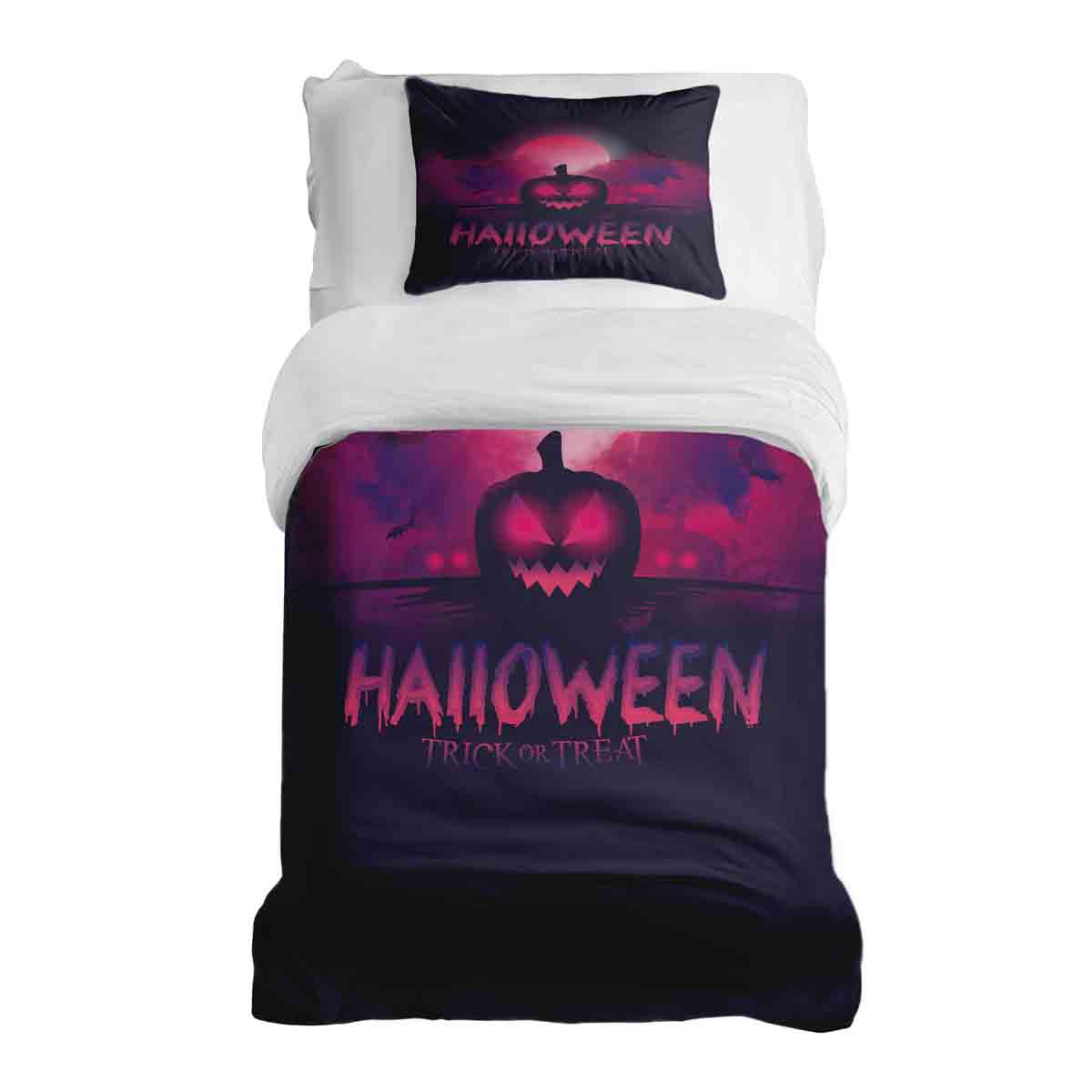 Juego de ropa de cama con manta terapéutica Trick or Treat