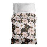 Original therapy blanket - cotton cover with pink aster flowers