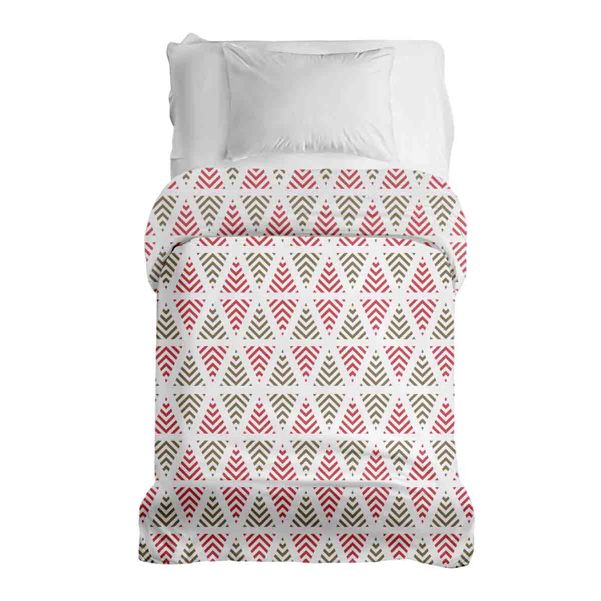 Manta terapéutica original - Funda de algodón con triángulos navideños