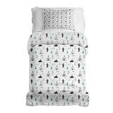 Set di biancheria da letto con coperta terapeutica bianca Indianer