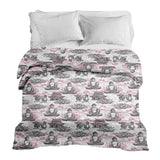 Coperta terapeutica originale - Rivestimento in cotone con Buddha rosa
