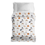 Coperta terapeutica originale - Rivestimento in cotone bianco autunno