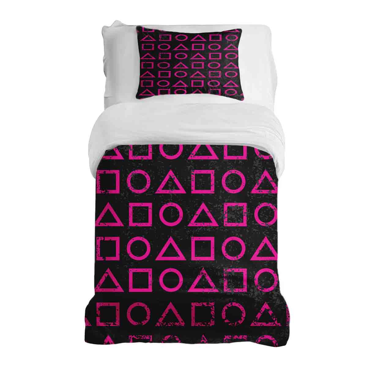 Therapy blankets bedding set Dalgona shapes