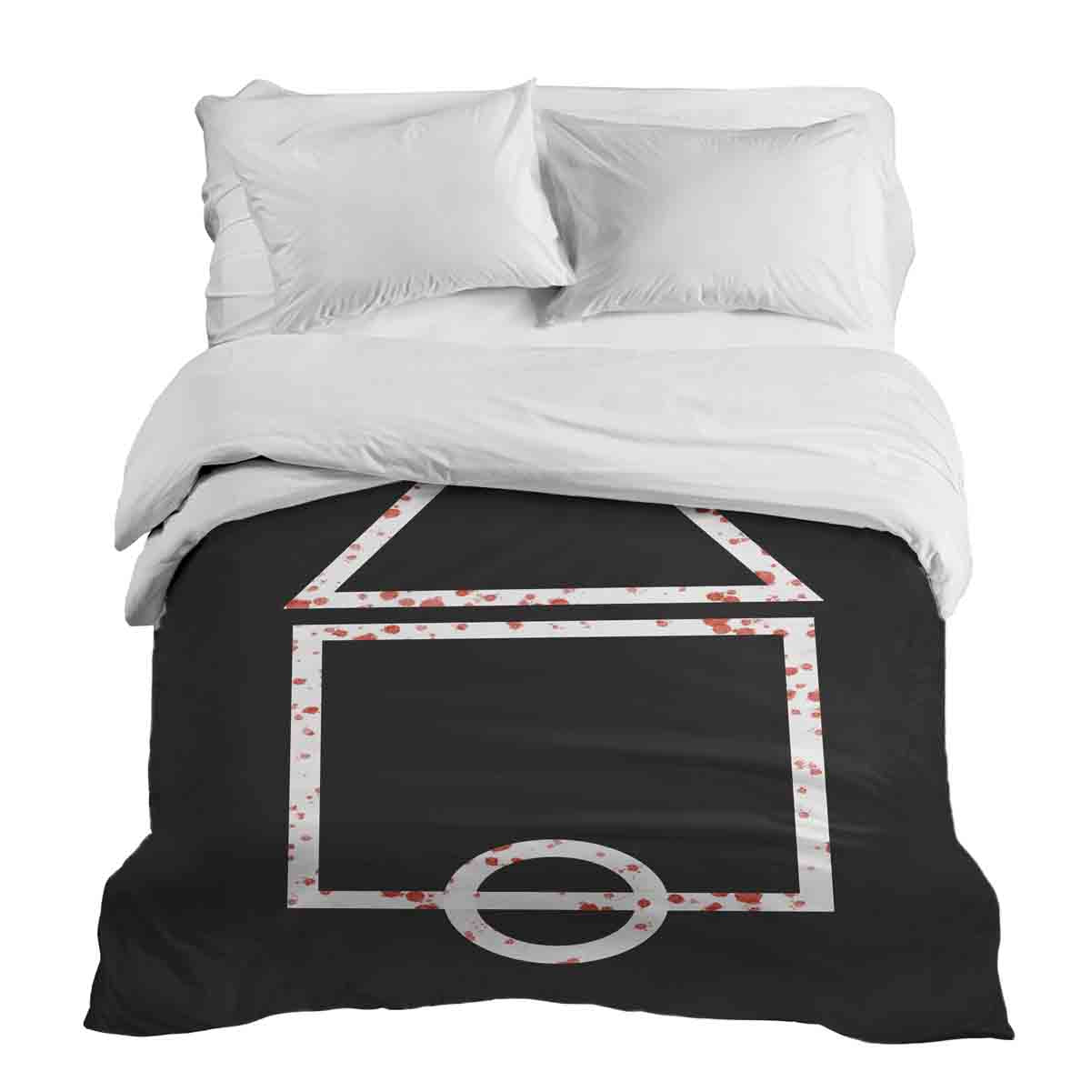 Manta terapéutica original - Funda de algodón con formas sangrientas