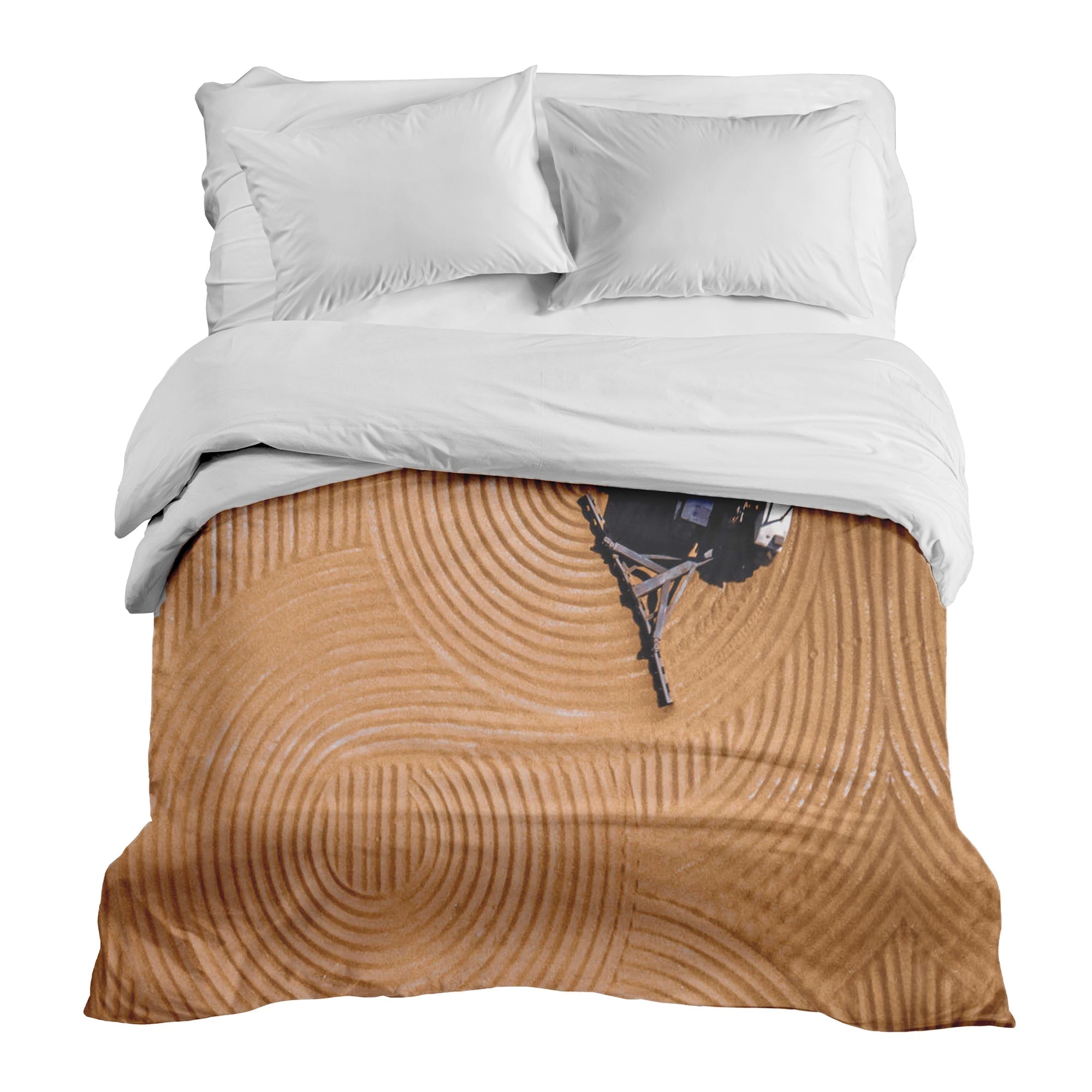 Couverture thérapeutique originale - Housse en coton Cercles dans le champ