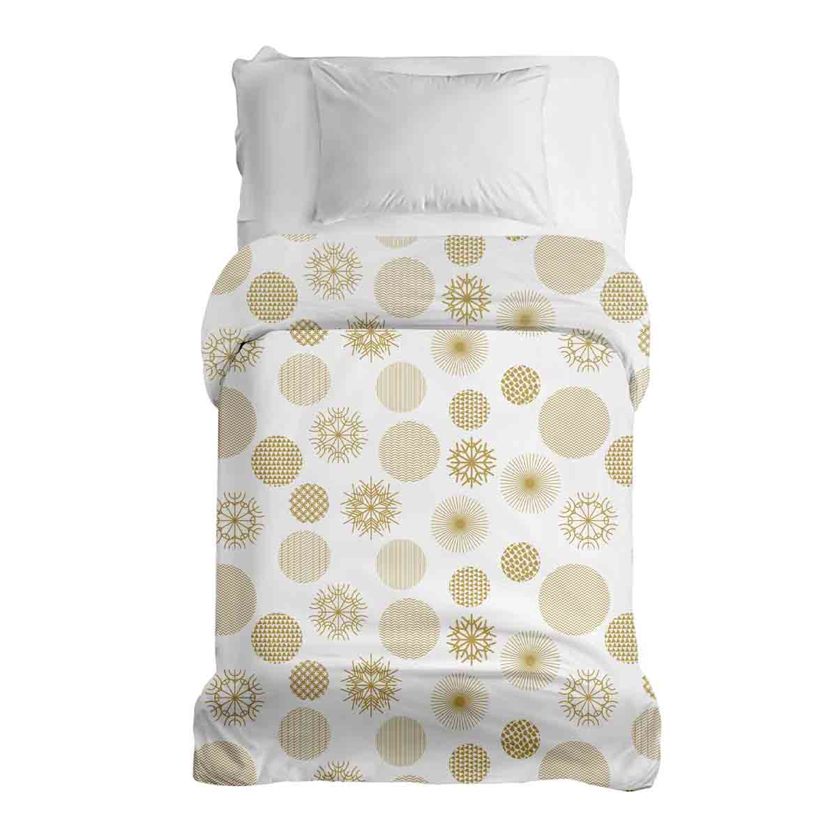 Original therapy blanket - cotton cover golden Christmas decoration