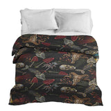 Original therapy blanket - cotton cover Halloween skeleton