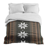 Original therapy blanket - striped cotton cover with stars