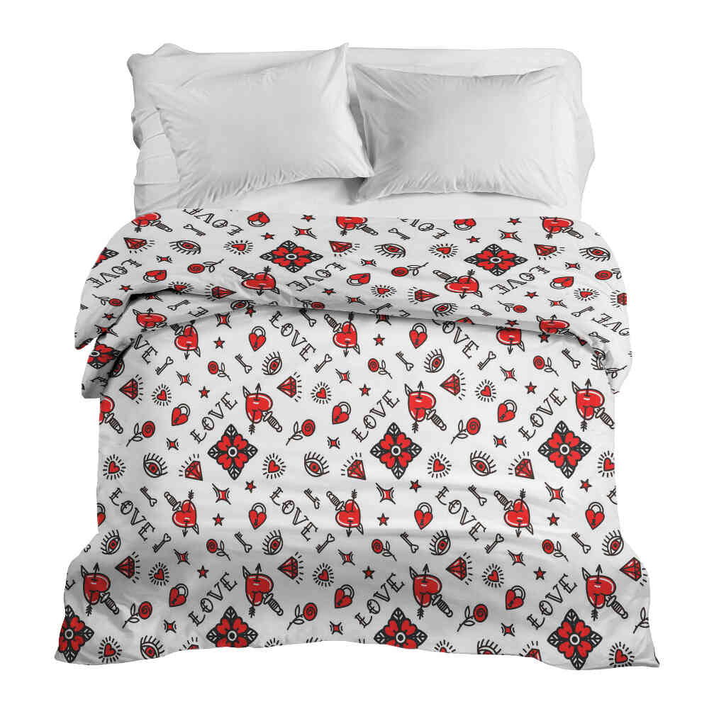 Manta terapéutica original - Funda de algodón amor mezclado