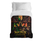 Originele therapiedeken - katoenen hoes bruin matrix