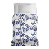 Original therapy blanket - cotton cover flowers skull