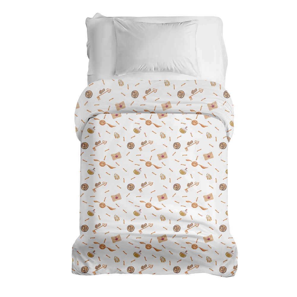 Couverture thérapeutique originale - Housse en coton blanc avec Schnatz