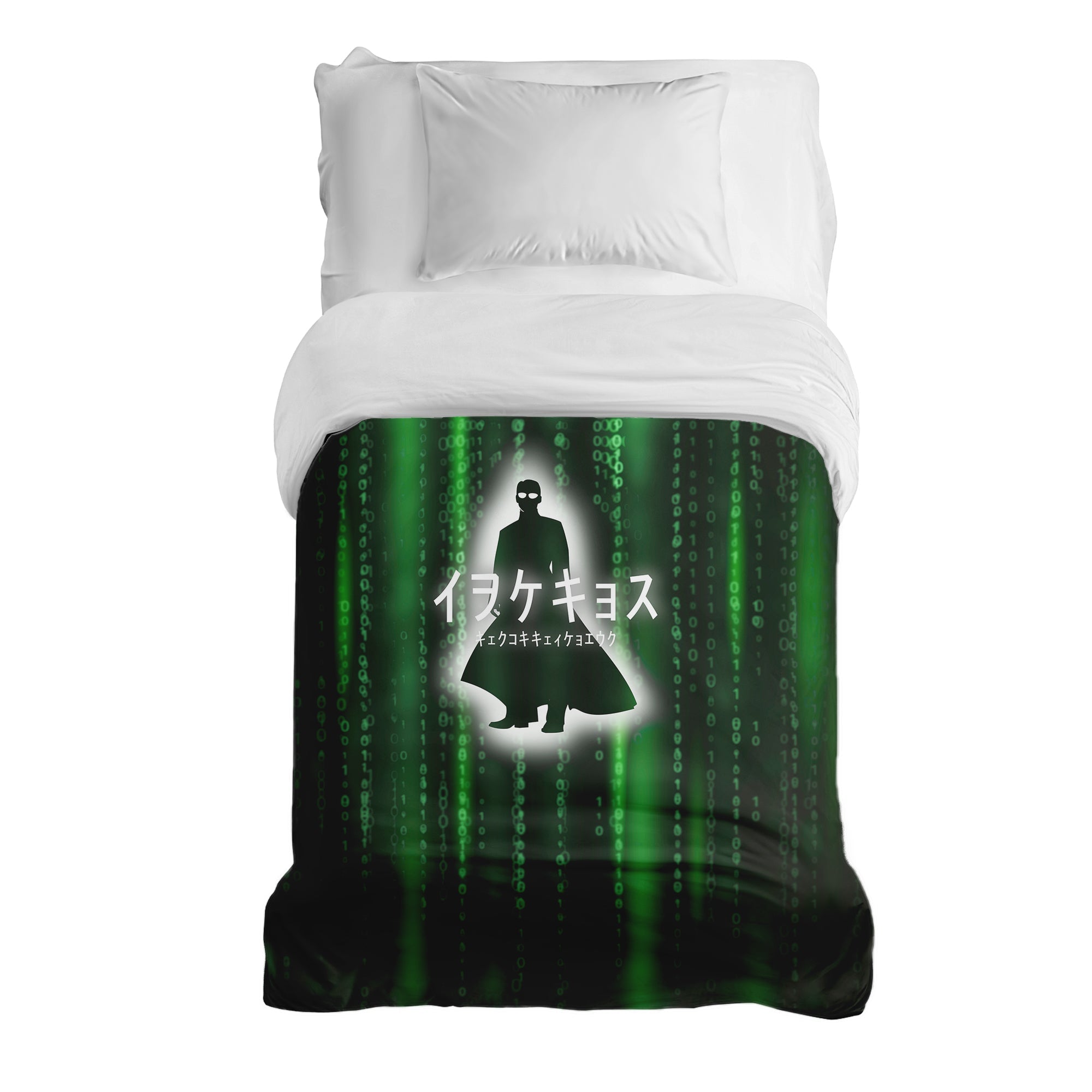 Coperta terapeutica originale - Rivestimento in cotone Codice numerico verde