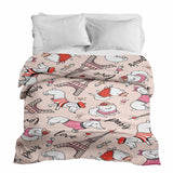 Original therapy blanket - cotton cover dog in Paris