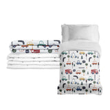 Originele therapiedeken - Auto's verzwaringsdeken met katoenen hoes voor kinderen