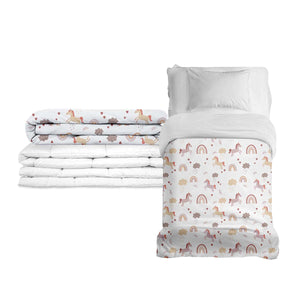 Originele therapiedeken - Eenhoorn verzwaringsdeken met katoenen hoes voor kinderen