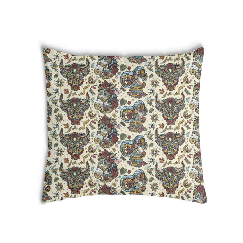 Cuscino sanitario teste di animali colorate